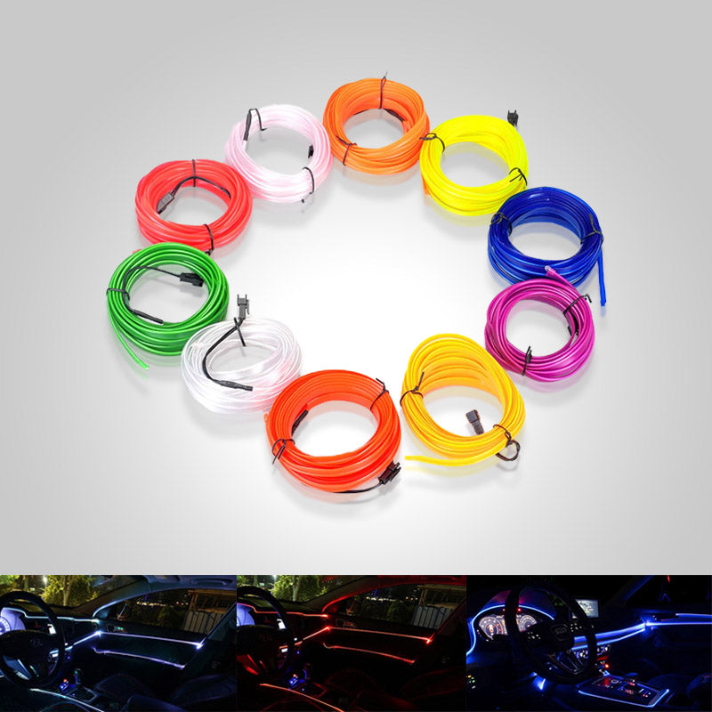 Auto Neonverlichtingsset USB Aansluiting voor Futuristische Auto Styling 2