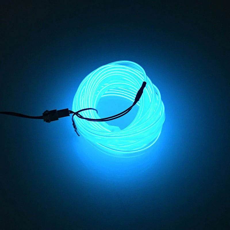Auto Neonverlichtingsset USB Aansluiting voor Futuristische Auto Styling 9