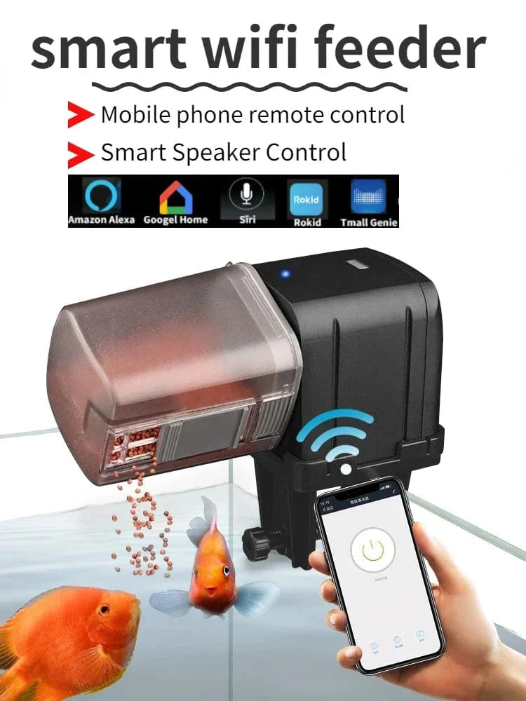 Automatische Aquarium Feeder met Wifi en Stemcontrole 1