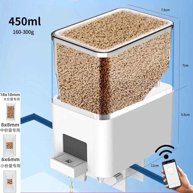 Automatische Aquarium Feeder met Wifi en Stemcontrole 7