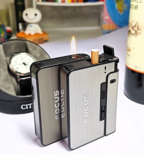 Automatische Sigarettenkoker met Aansteker Compartiment Compact Design 3