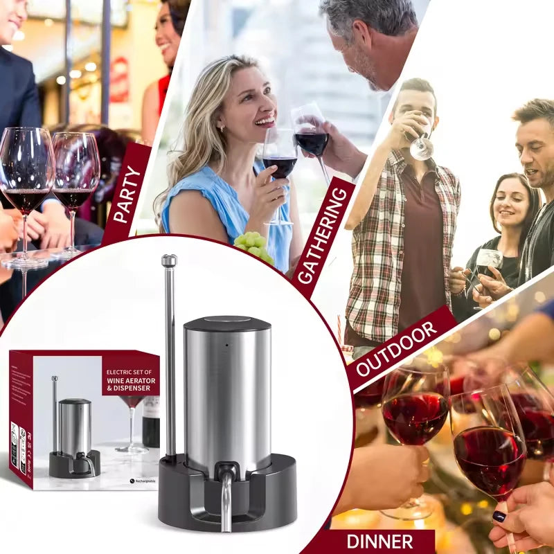 Automatische Wijnbeluchter en Dispenser met Luxe Ontwerp 4