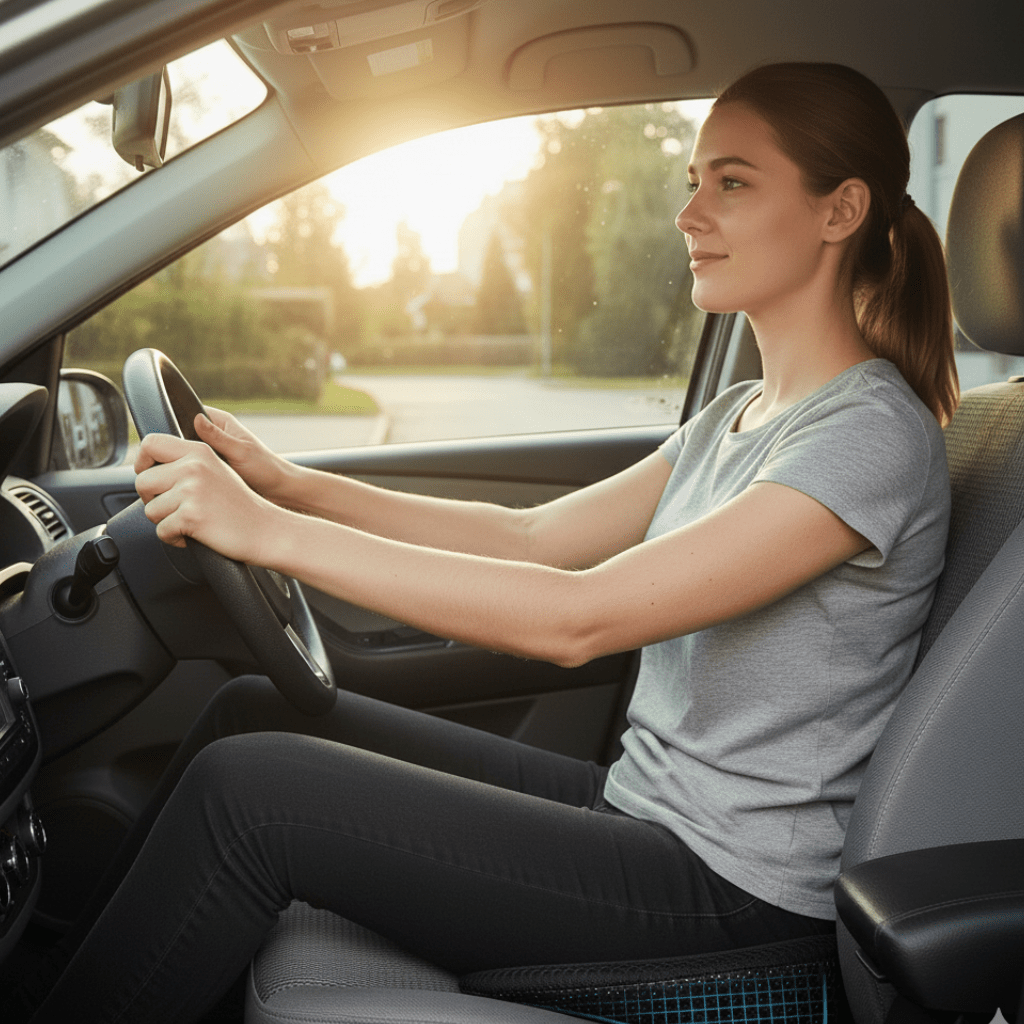 Autostoelkussen voor Ergonomische Ondersteuning 1