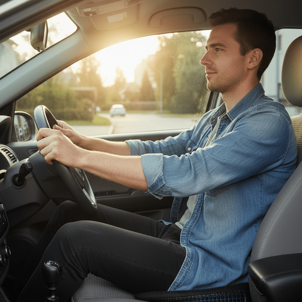 Autostoelkussen voor Ergonomische Ondersteuning 2