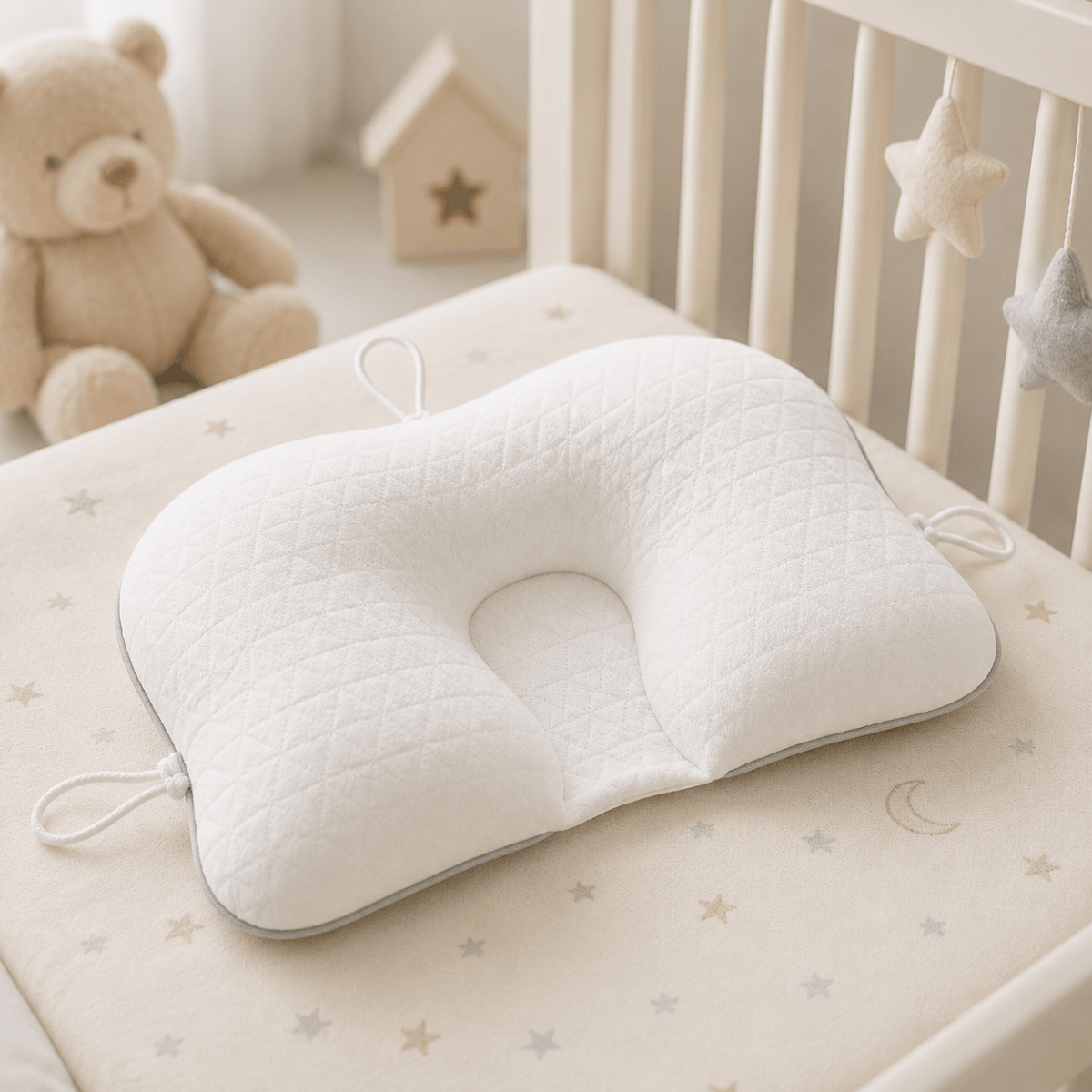 Baby Kussen Ergonomisch Ontwerp voor Comfortabele Ondersteuning 1