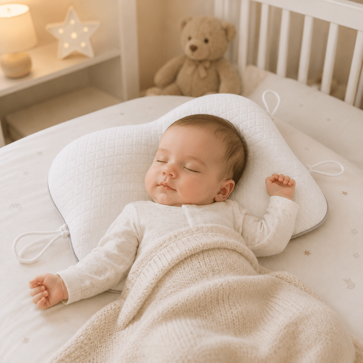 Baby Kussen Ergonomisch Ontwerp voor Comfortabele Ondersteuning 4