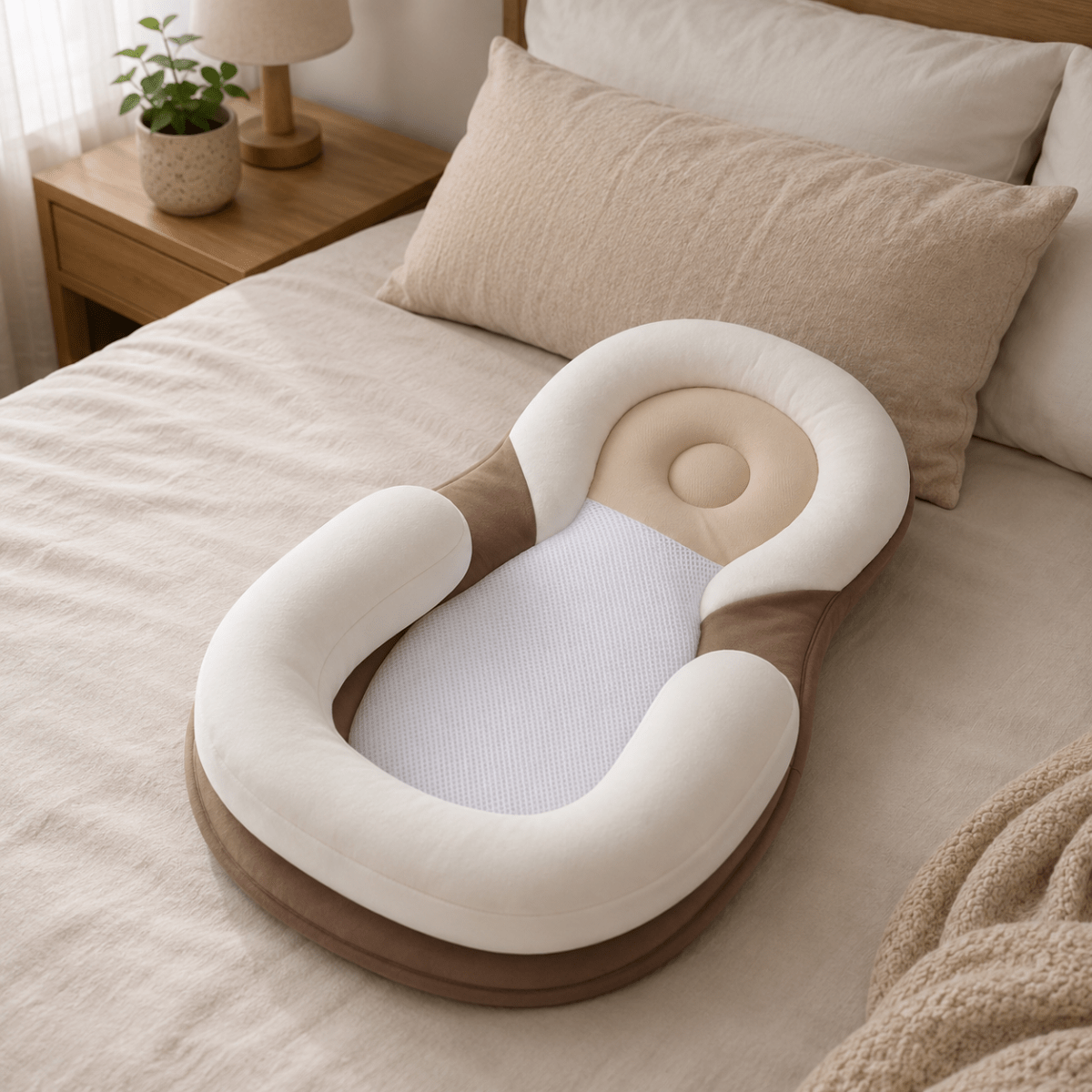 Baby Kussen Ergonomisch Ontwerp voor Comfortabele Slaap 1