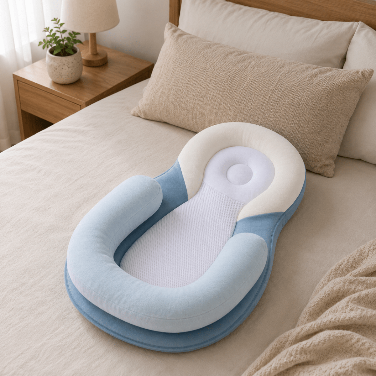 Baby Kussen Ergonomisch Ontwerp voor Comfortabele Slaap 2
