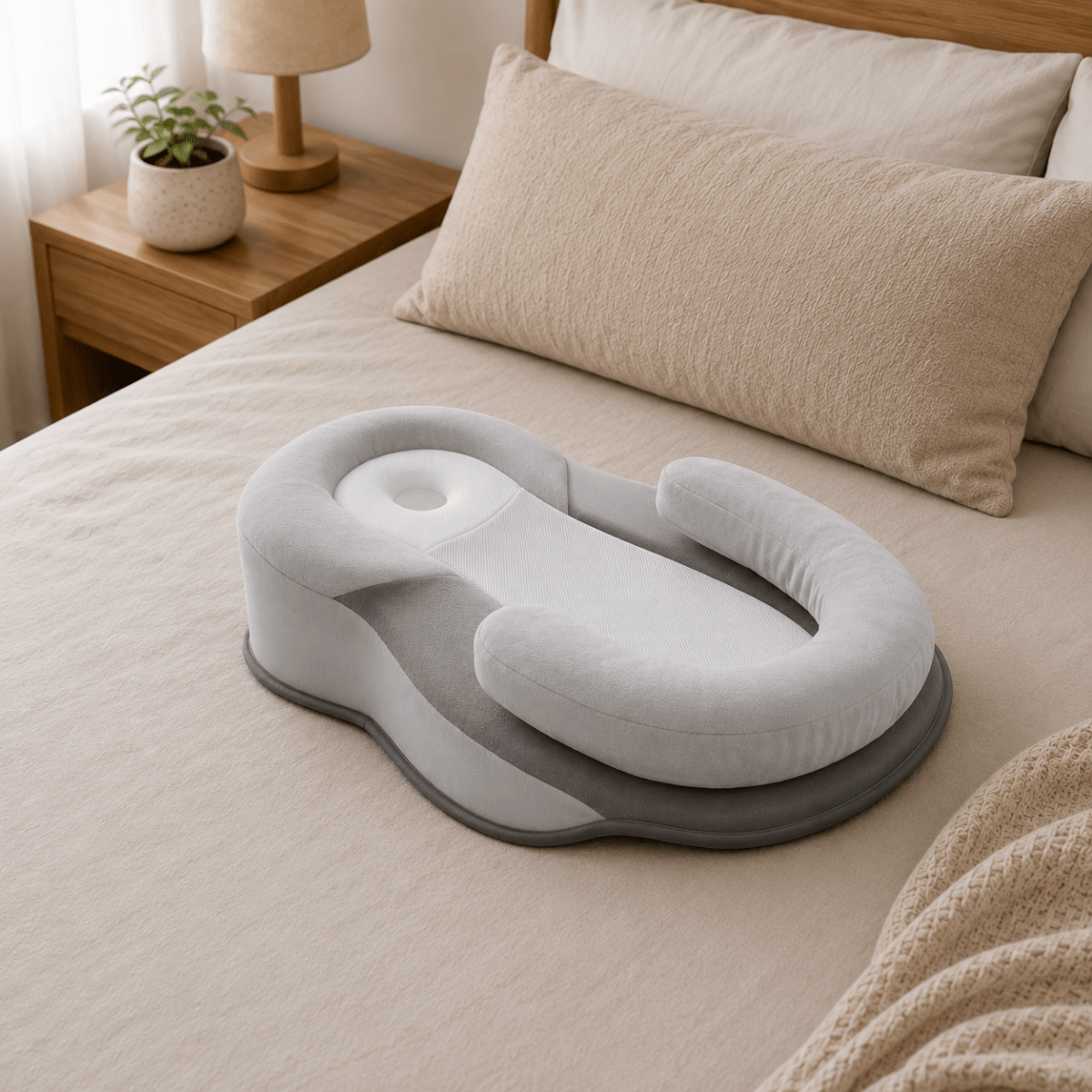 Baby Kussen Ergonomisch Ontwerp voor Comfortabele Slaap 3