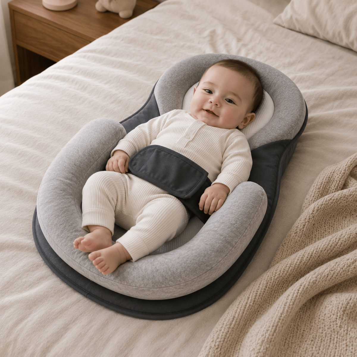 Baby Kussen Ergonomisch Ontwerp voor Comfortabele Slaap 5