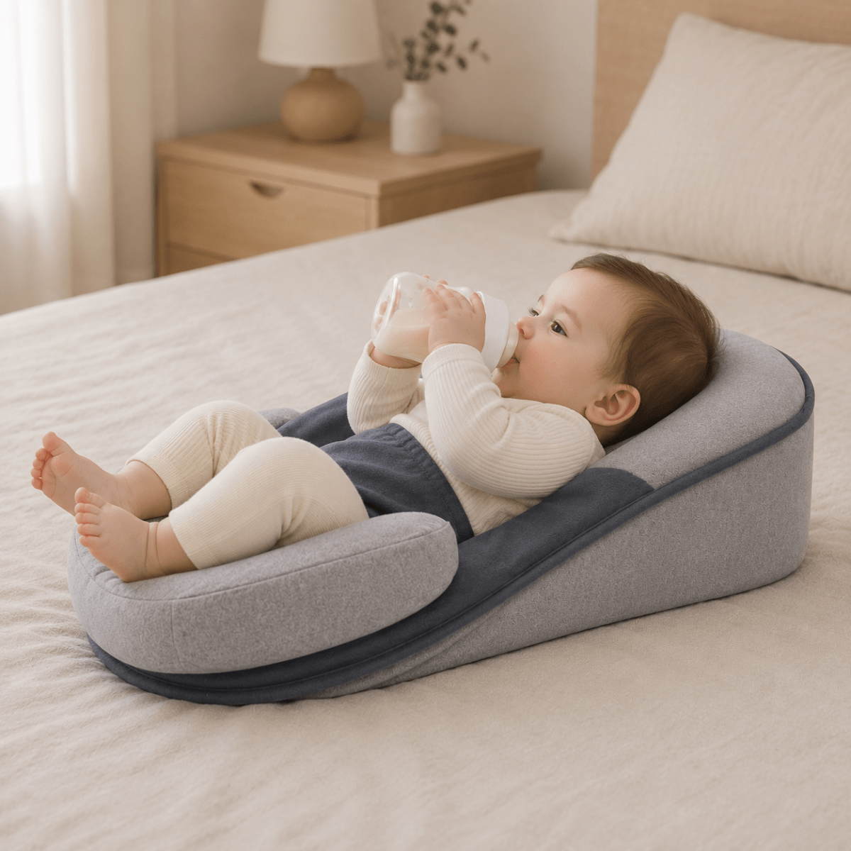Baby Kussen Ergonomisch met Zachte Hellingshoek 2