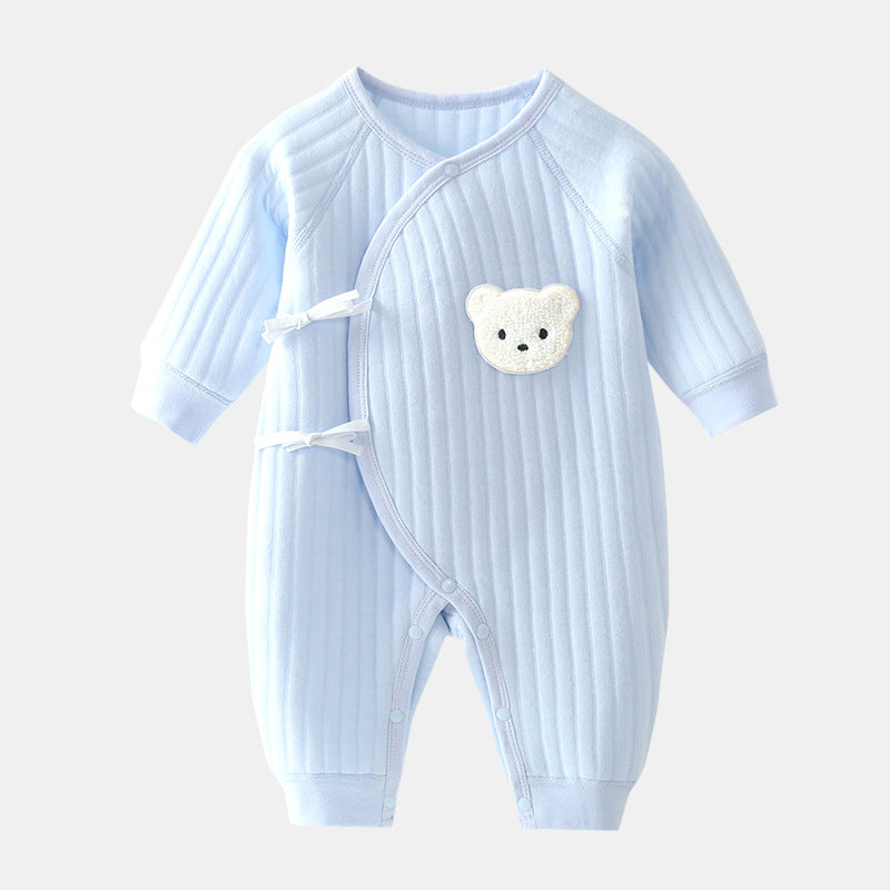 Baby Romper Berenprint Voor Jongens En Meisjes - Baby Kleding 0