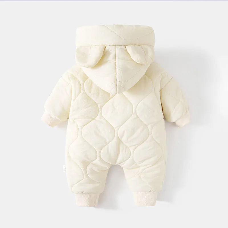 Baby Winteroverall met Capuchon en Berenmotief 4
