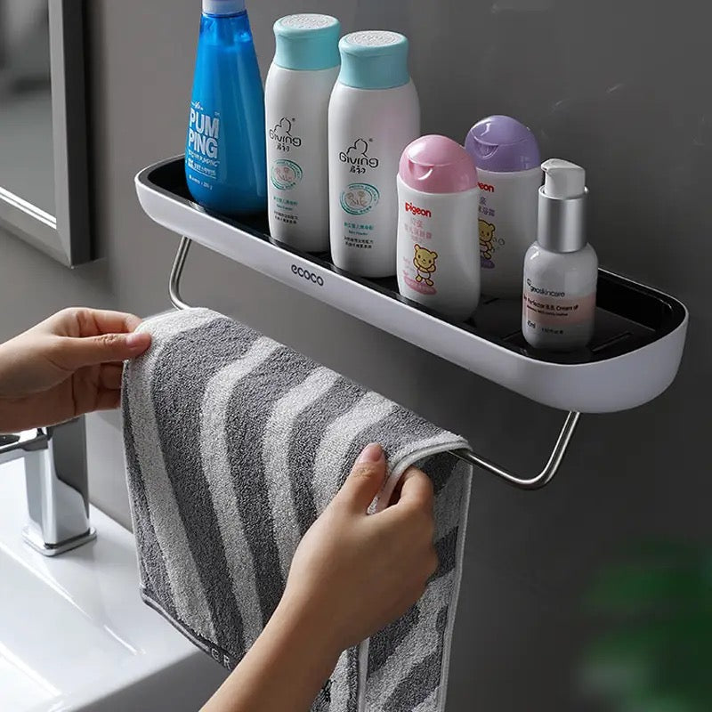 Badkamer Organizer Met Handdoekenrek 2