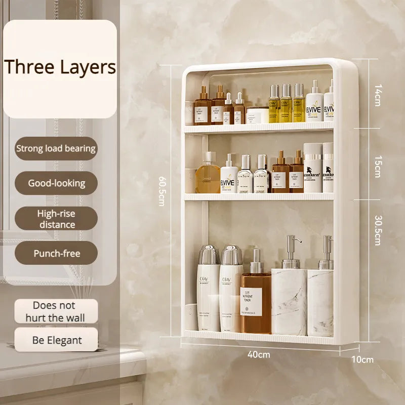 Badkamer Organizer Plank Wandgemonteerd 10