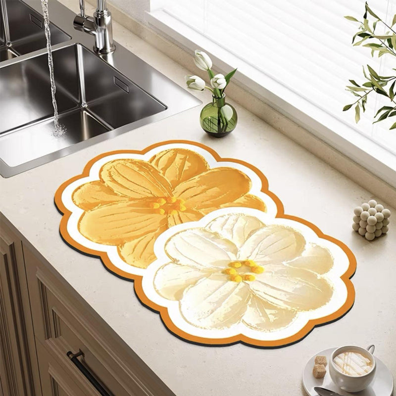 Badkamermat Antislip Bloemen Design voor Veiligheid en Comfort 2