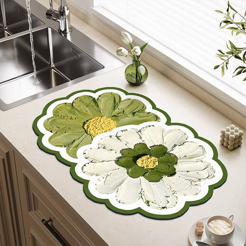 Badkamermat Antislip Bloemen Design voor Veiligheid en Comfort 3