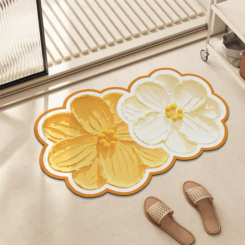 Badkamermat Antislip Bloemen Design voor Veiligheid en Comfort 5