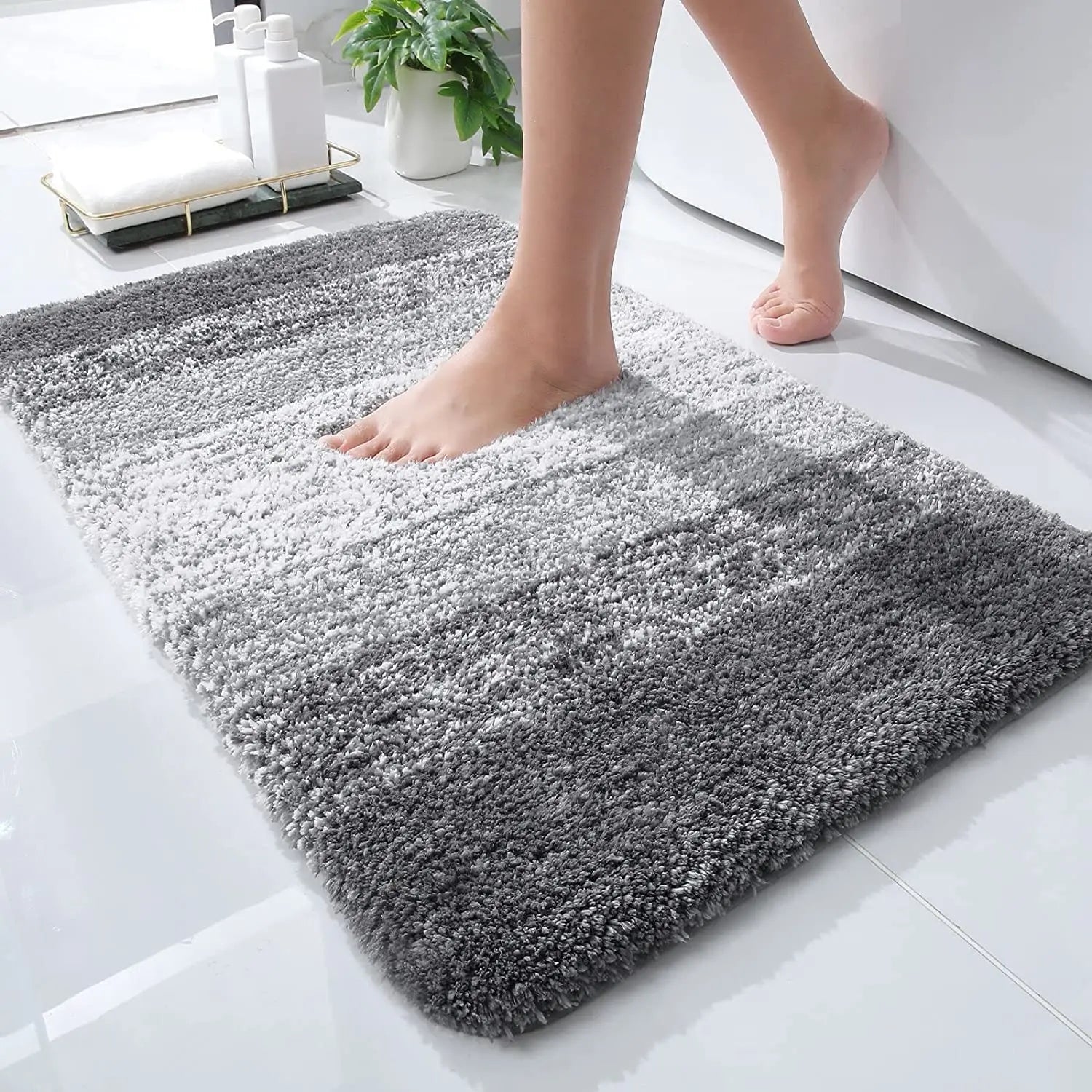 Badmat Antislip Microvezel voor Badkamer 0