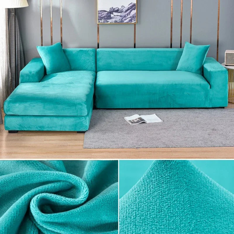 Bankhoes Stretch Fluweel Perfecte Pasvorm voor Elke Bank 15