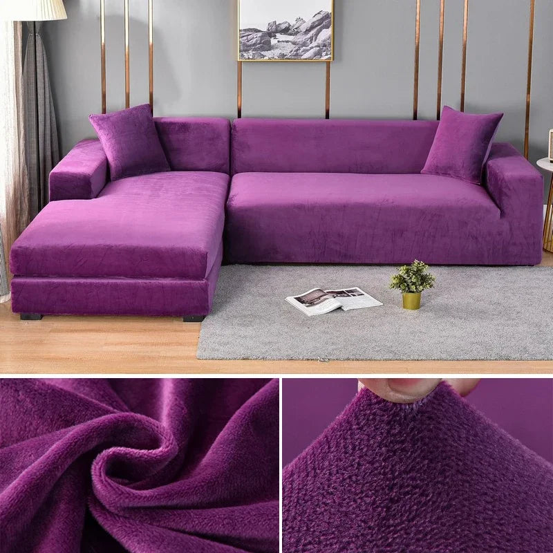 Bankhoes Stretch Fluweel Perfecte Pasvorm voor Elke Bank 7