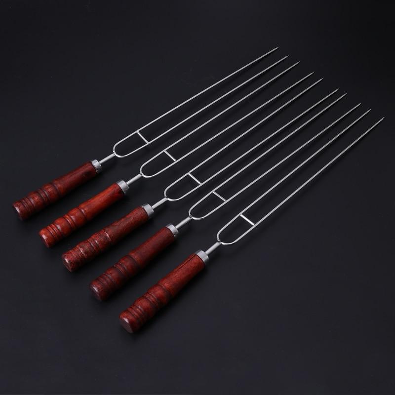 Barbecuevorkenset Voor Buiten Koken 5-Delig Met Opbergtas 0