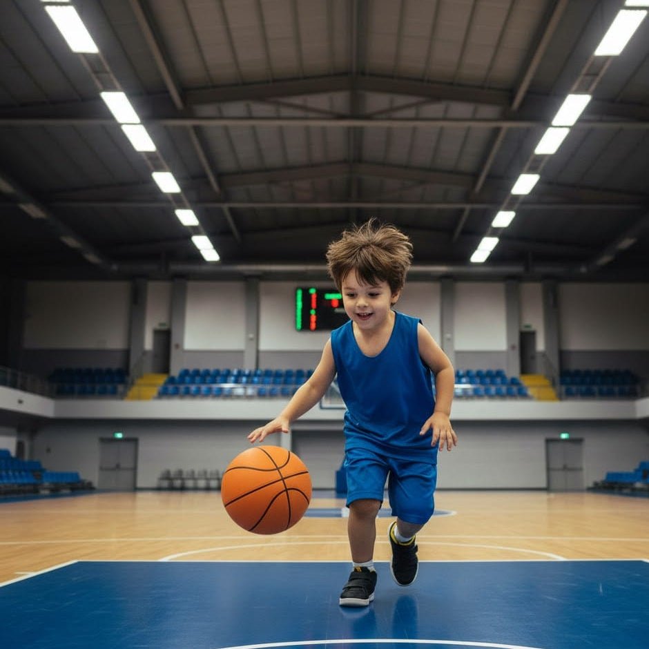 Basketbal voor Thuistraining met Geluidsarme Technologie 5