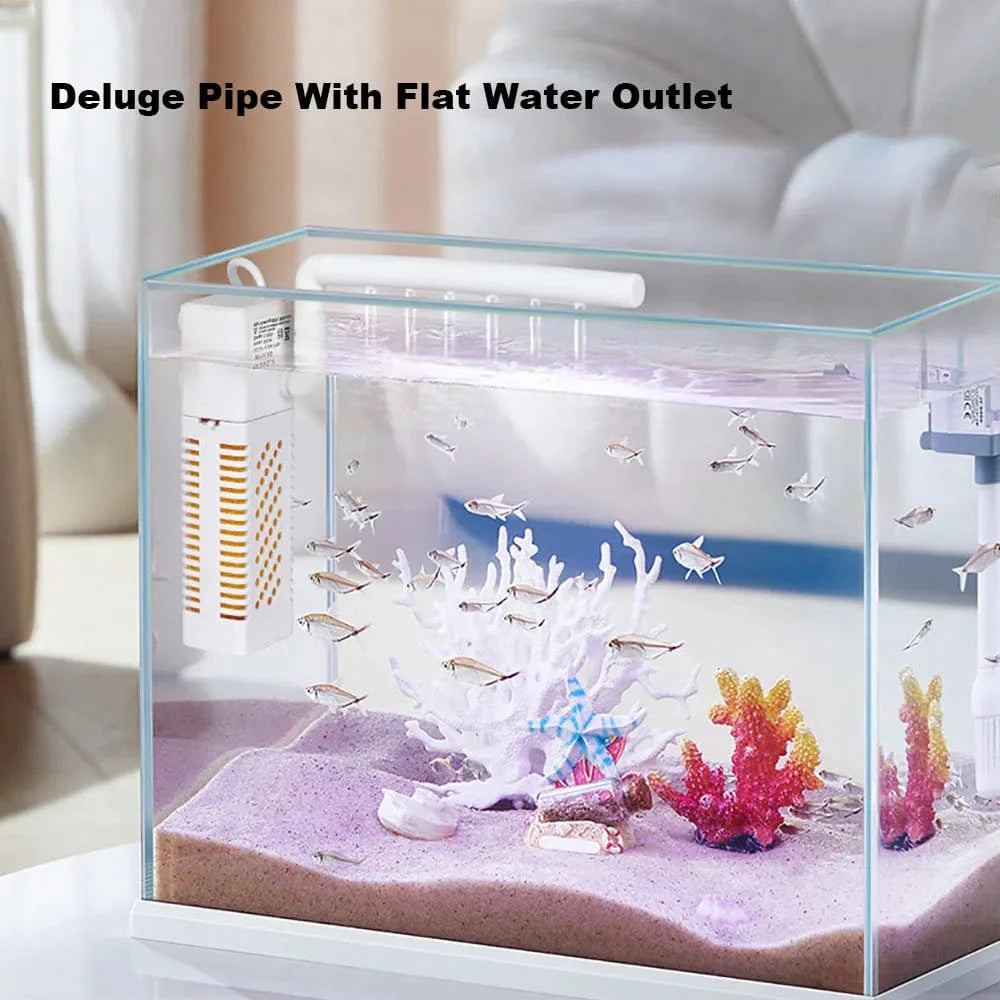 Binnenfilter voor Aquarium met Circulatiepomp en Regendouche-effect 3