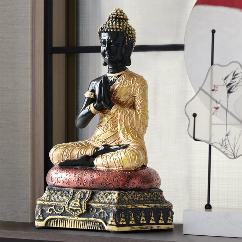 Boeddha Beeld Mediterend Home Decoratie voor Spirituele Sfeer 4