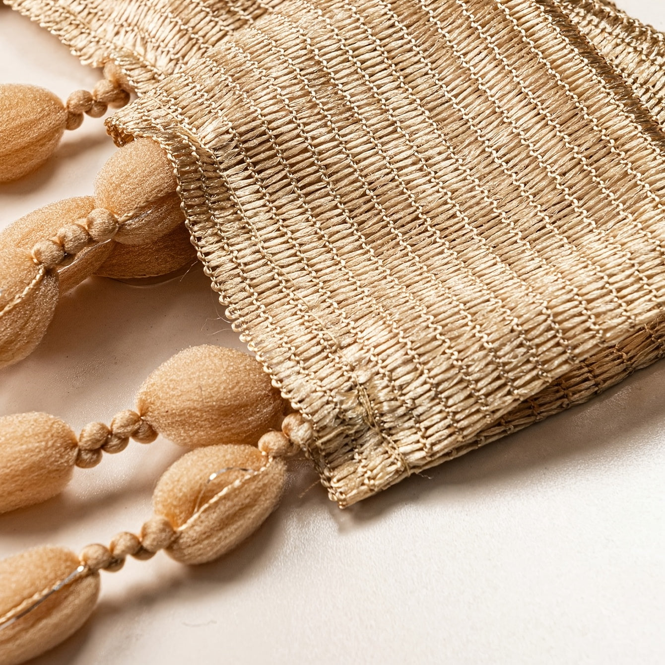 Bohemian Deurgordijn met Kralen en Lantaarnbal 4