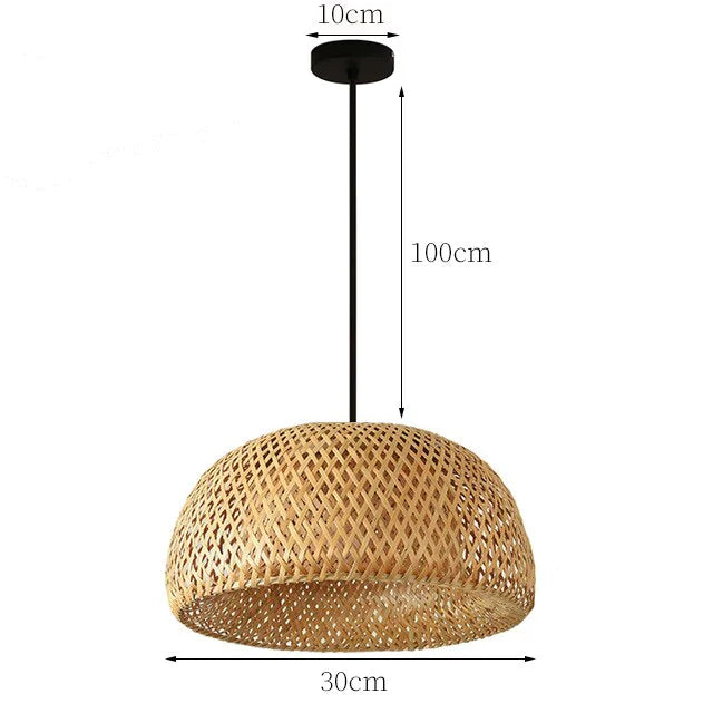 Boho Hanglamp Rotan Stijl 0