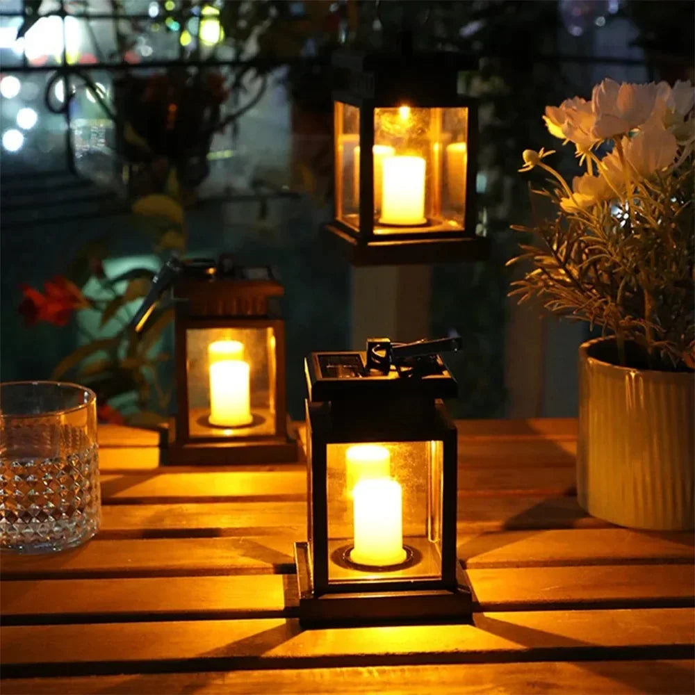 Buiten Hanglamp met Flikkerend LED-effect voor Tuin en Terras 0