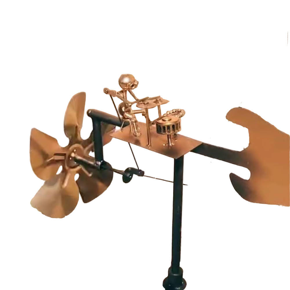 Buiten Kinetisch Beeldhouwwerk Tuinornament Rock Band 8