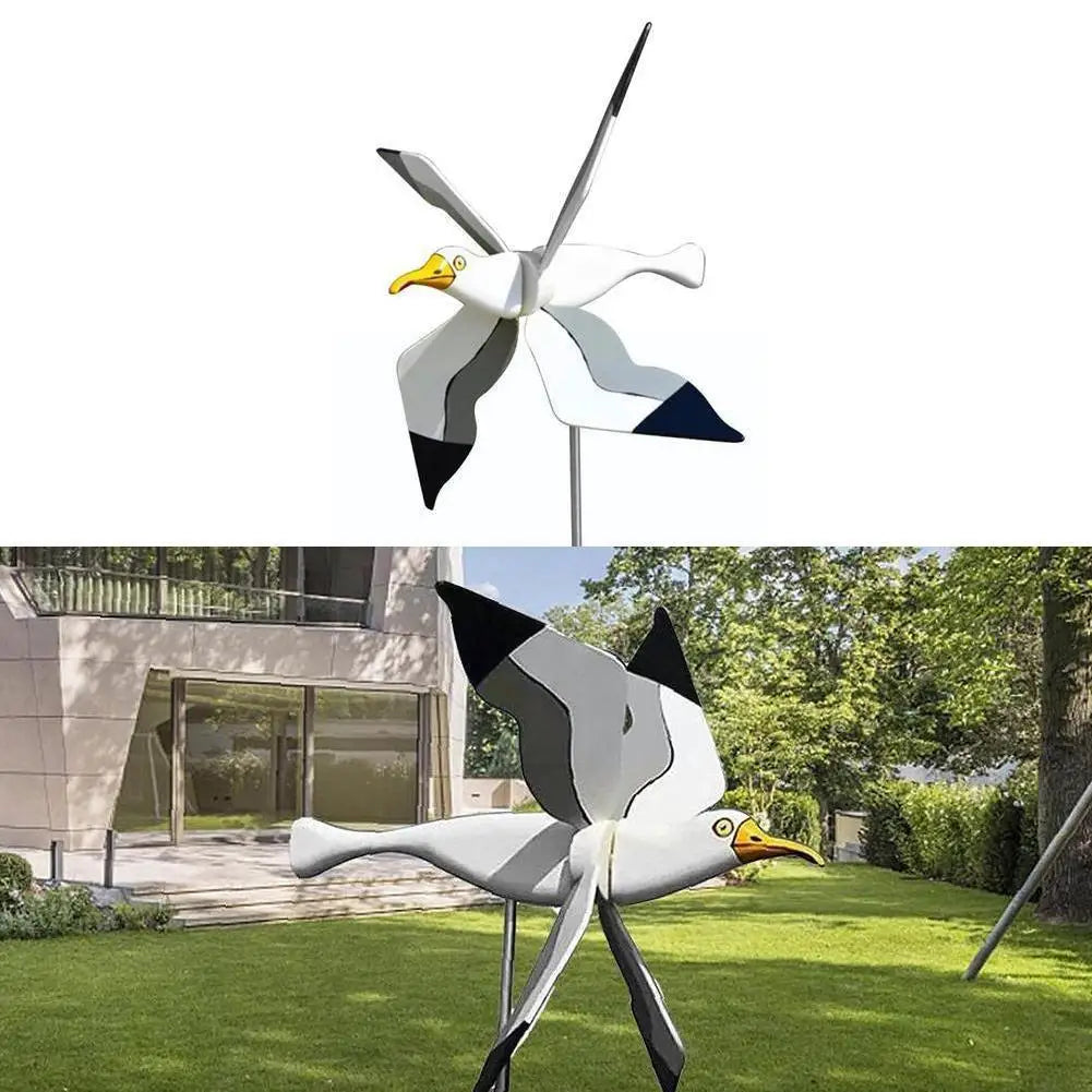Buiten Kinetisch Tuinbeeld Vliegende Vogel Design 5