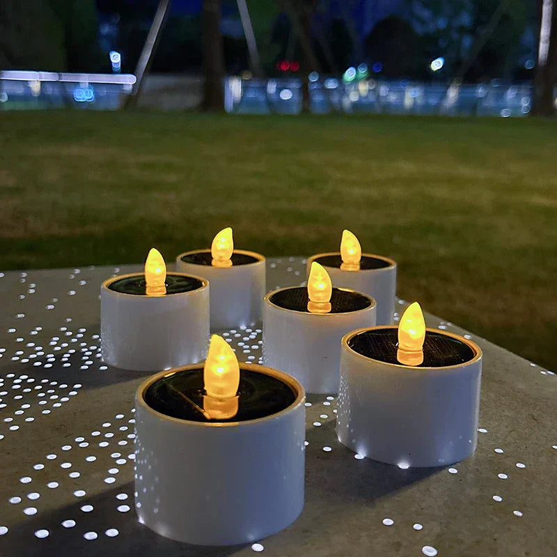 Buiten LED-kaarsen Flikkerend voor Tuin en Terras 0