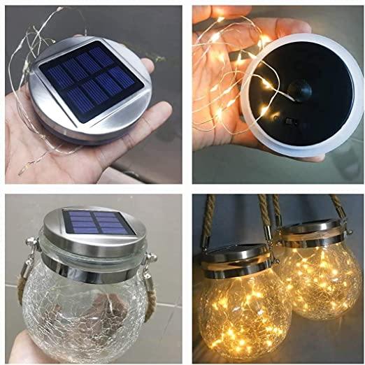 Buiten Potlamp Zonne-energie Decoratief 6