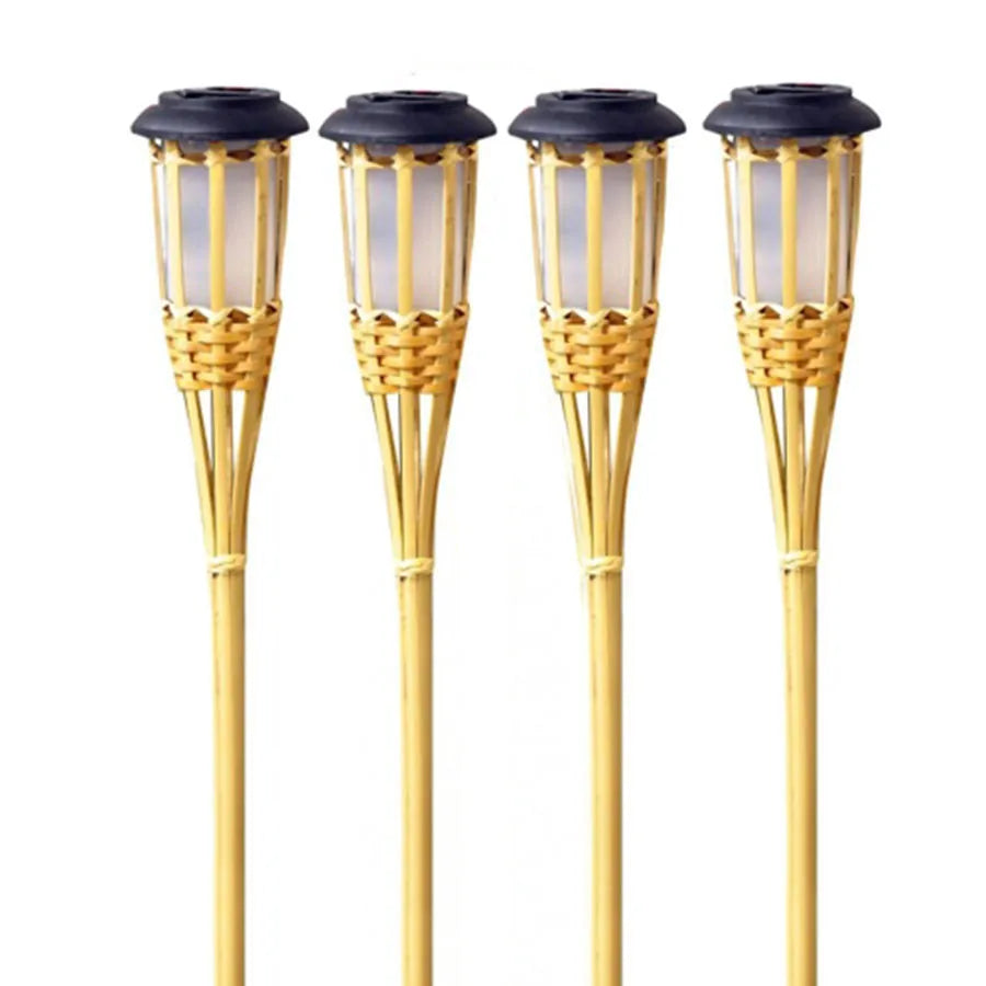 Buiten Tuinfakkels LED Bamboe Design 5