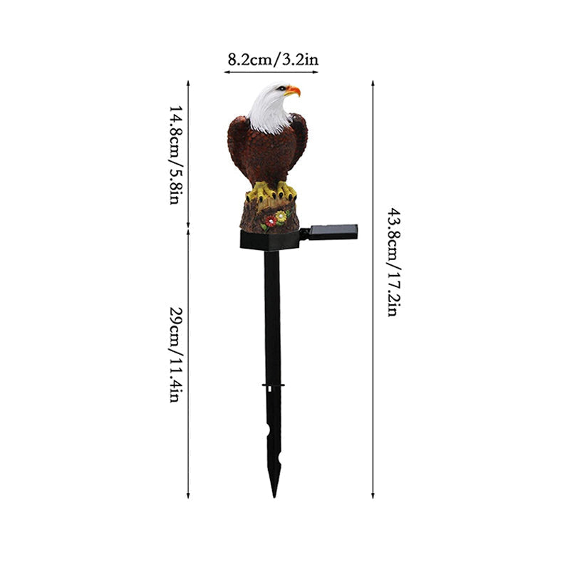 Buiten Tuinlamp LED Solar Adelaar Standbeeld 7