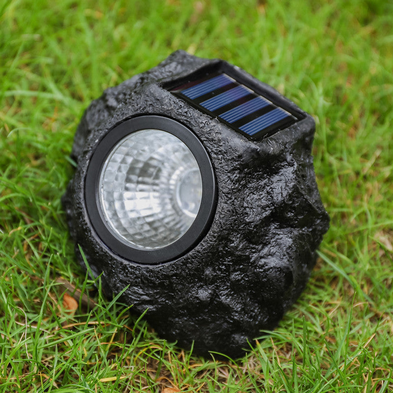 Buiten Tuinspot Zonne-energie Natuurlijke Stenen Look LED Verlichting 2