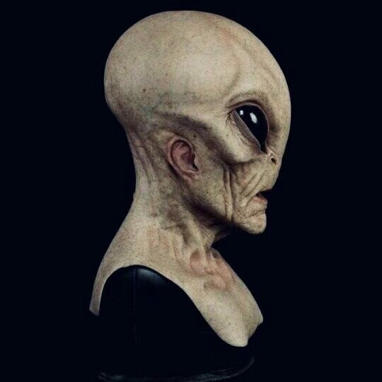 Buitenaards Masker Realistisch voor Halloween 4