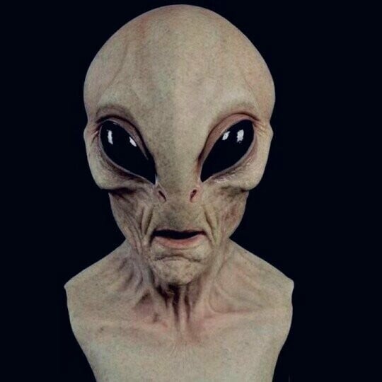 Buitenaards Masker Realistisch voor Halloween 7