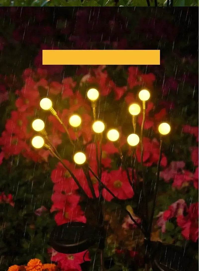 Buitenlamp Driekoppige LED met Solar Tuinverlichting en Schemersensor 3