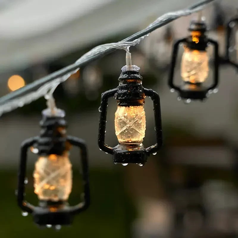Buitenlamp LED Lichtsnoeren met Vlameffect voor Tuin en Terras 2