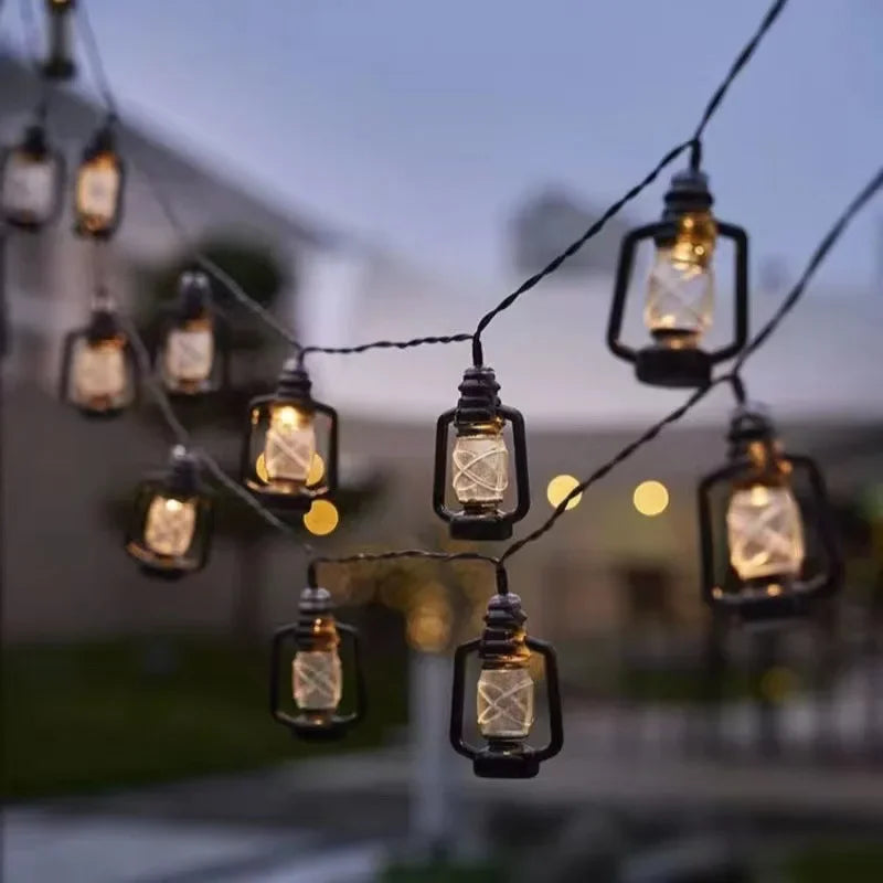 Buitenlamp LED Lichtsnoeren met Vlameffect voor Tuin en Terras 5