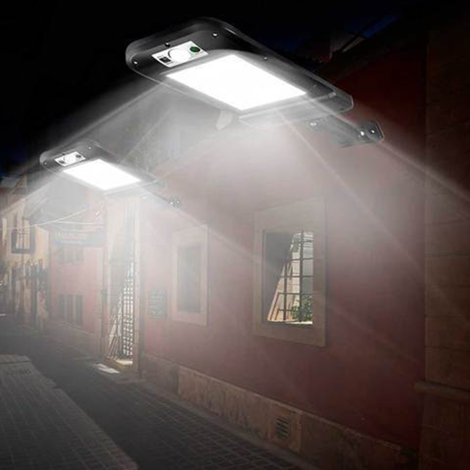 Buitenlamp Met Bewegingssensor Zonne-energie LED Poortlamp Voor Buitenverlichting 5