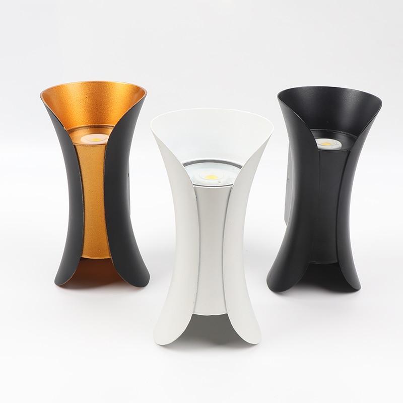 Buitenlamp Wandlamp Modern Zwart-Gouden Design voor Tuin en Terras 6