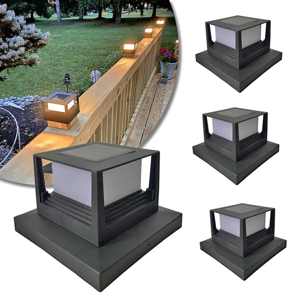 Buitenlamp Zonne-energie LED Paallamp Weerbestendig voor Tuin en Terras 2