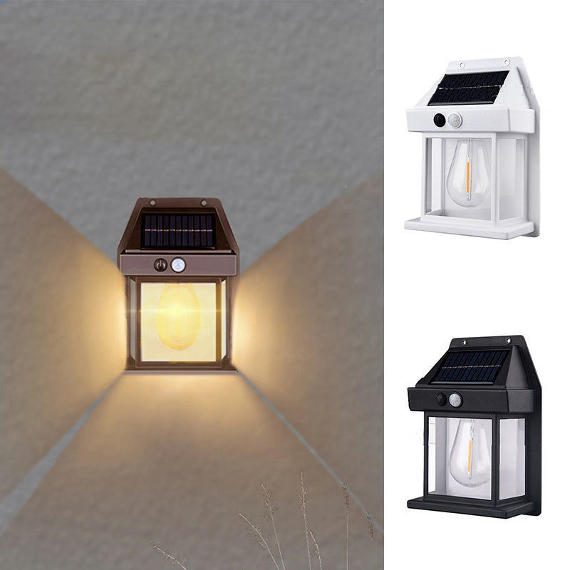 Buitenlamp Zonne Energie Wolfraam Design voor Tuin en Balkon 6