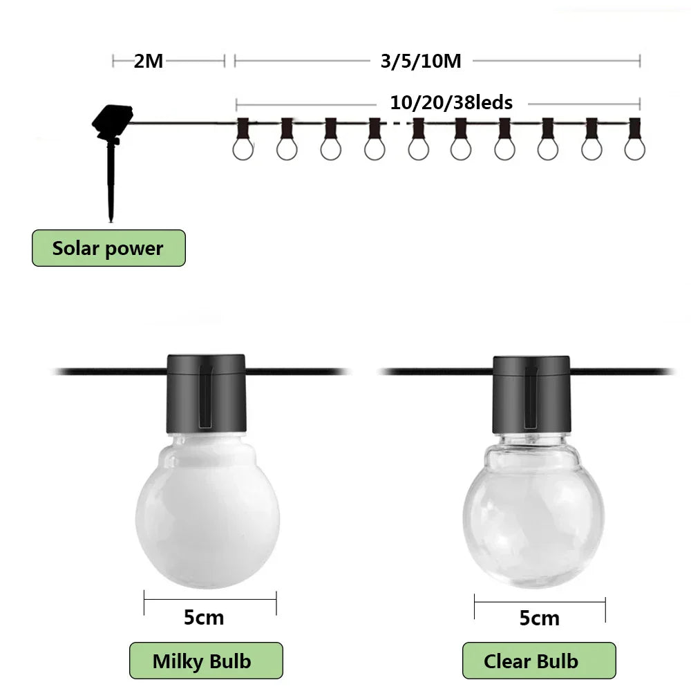 Buitenverlichting LED Lichtkettingen Decoratief voor Tuin en Terras 3