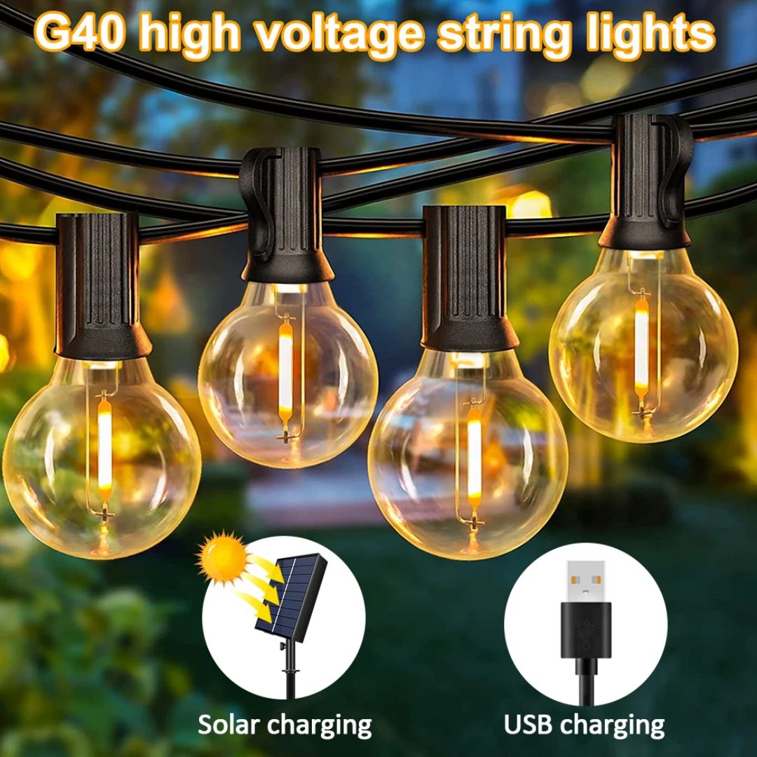 Buitenverlichting Zonne-energie Lichtslingers Waterdicht voor Tuin en Terras 5